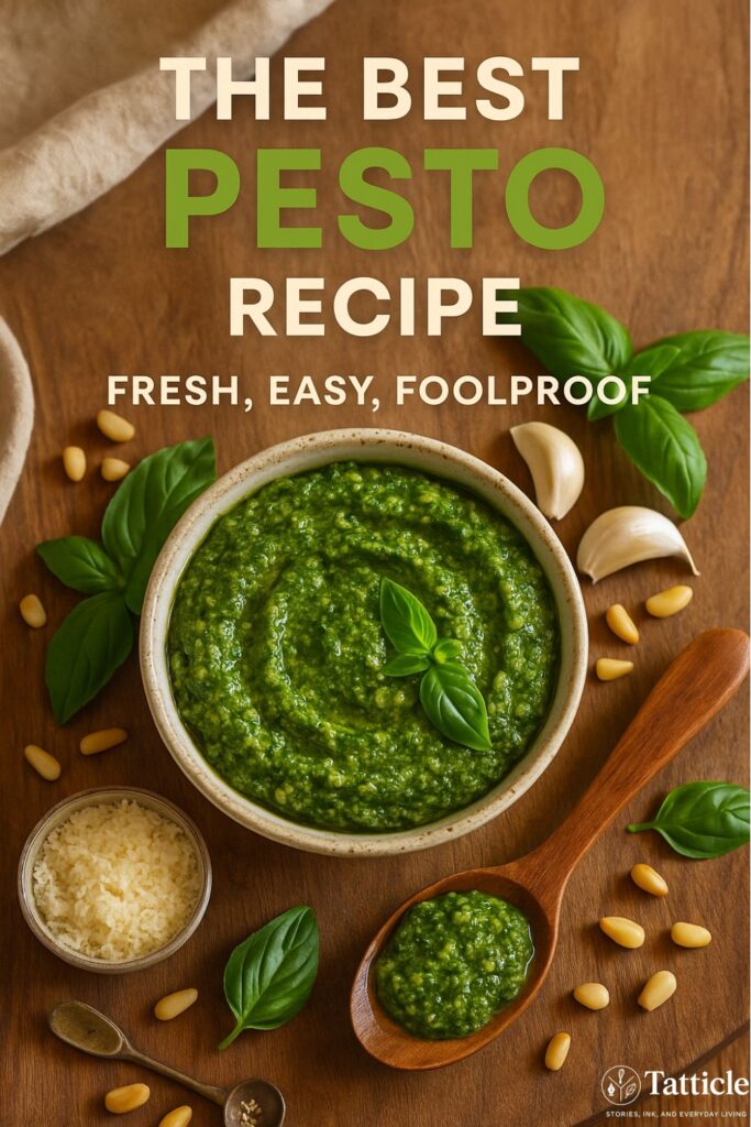 pesto recipe pin
