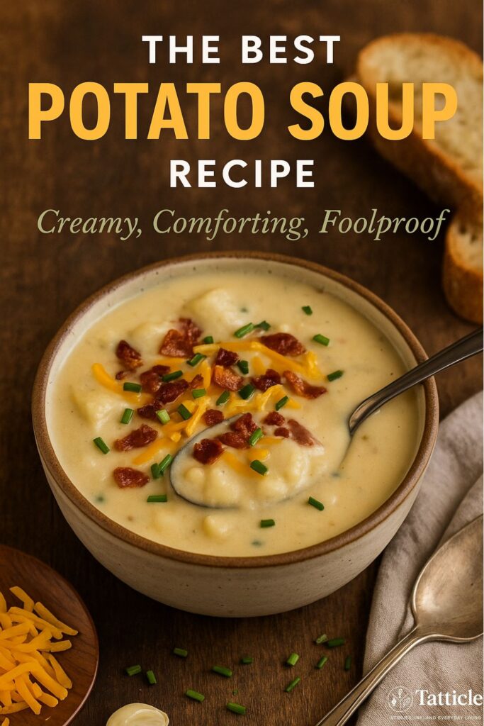 potato soup recipe pin