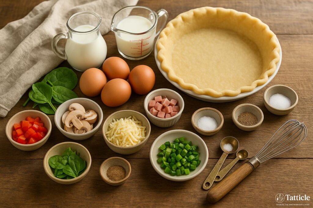 quiche recipe Ingredient