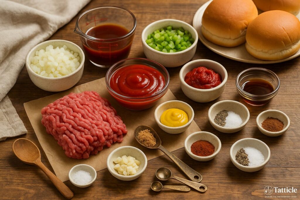 sloppy joe recipe Ingredient