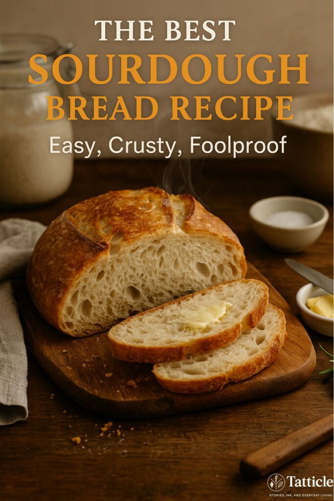sourdough bread recipe pin