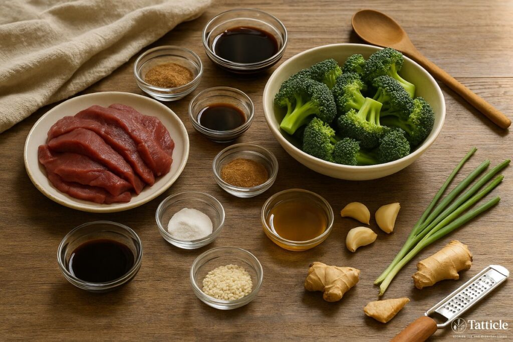 beef and broccoli recipe Ingredient