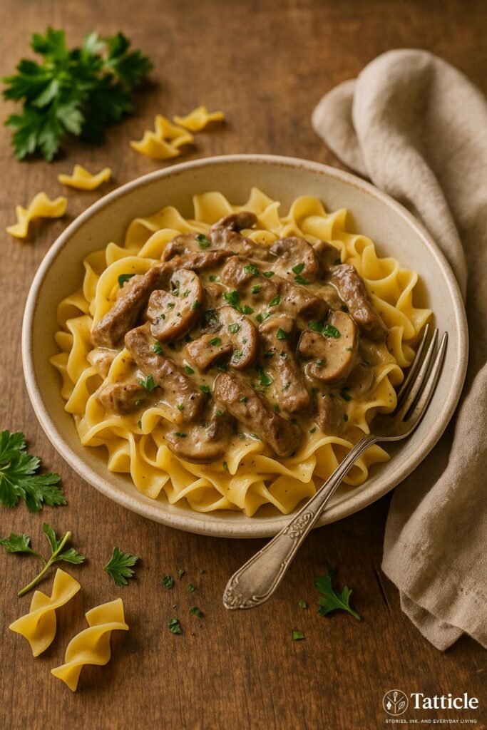 beef stroganoff recipe