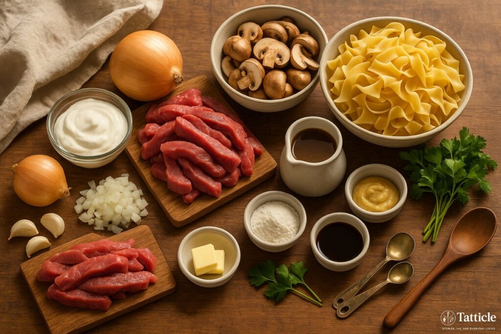 beef stroganoff recipe Ingredient