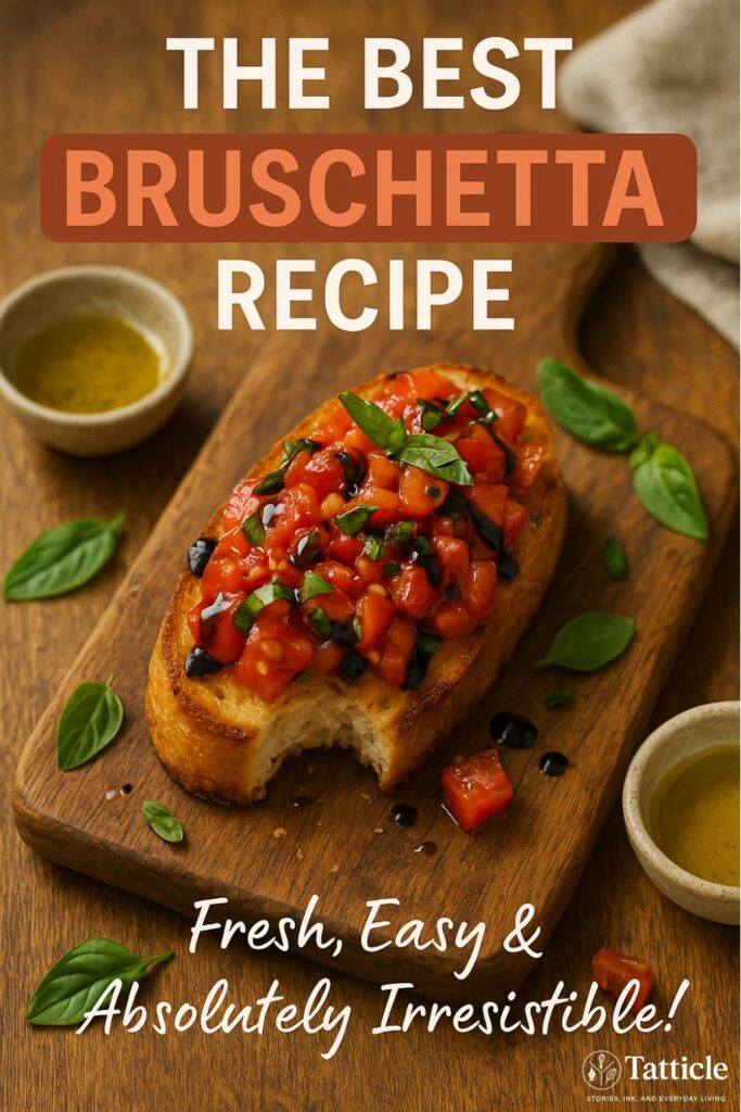 bruschetta recipe pin