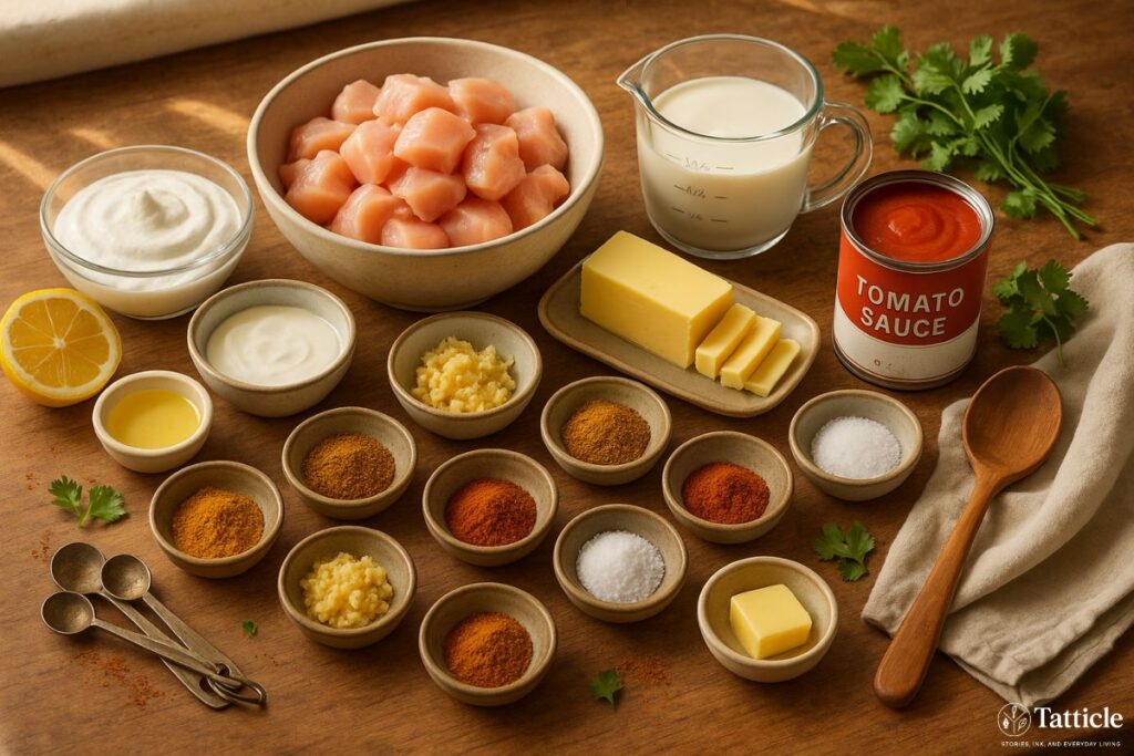 butter chicken recipe Ingredient