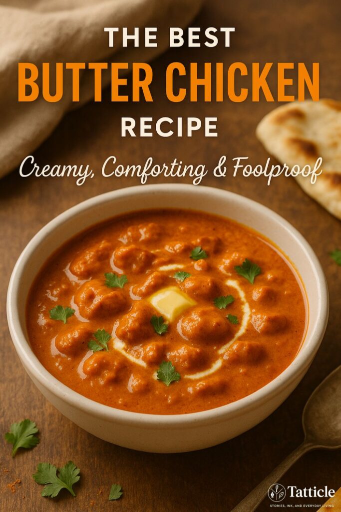 butter chicken recipe pin