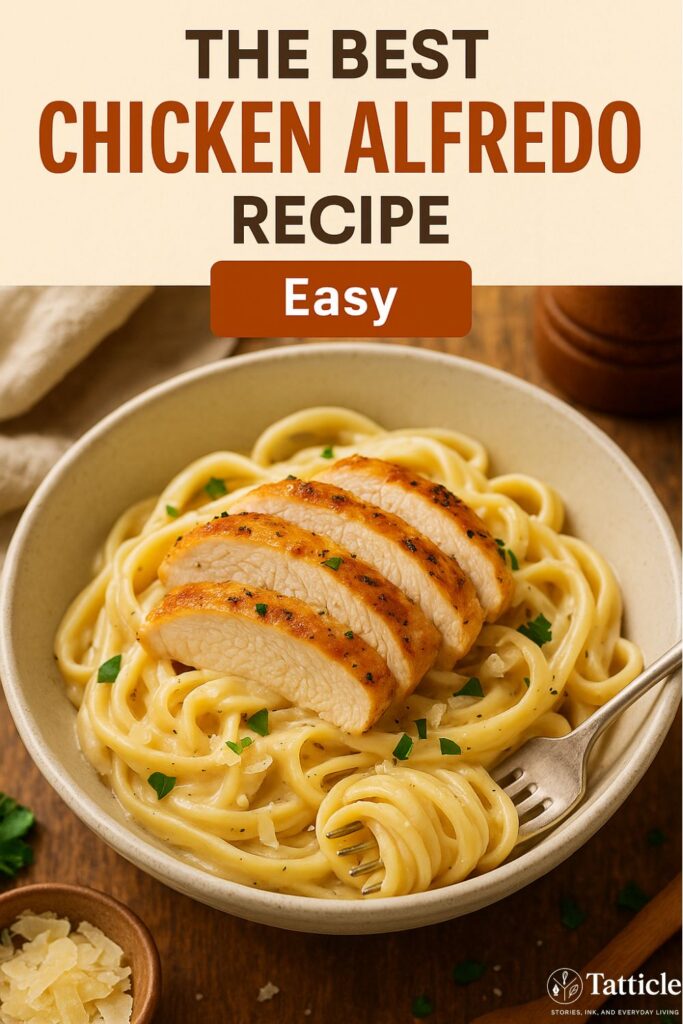chicken alfredo recipe pin