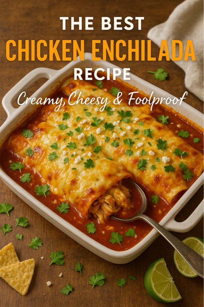chicken enchilada recipe pin