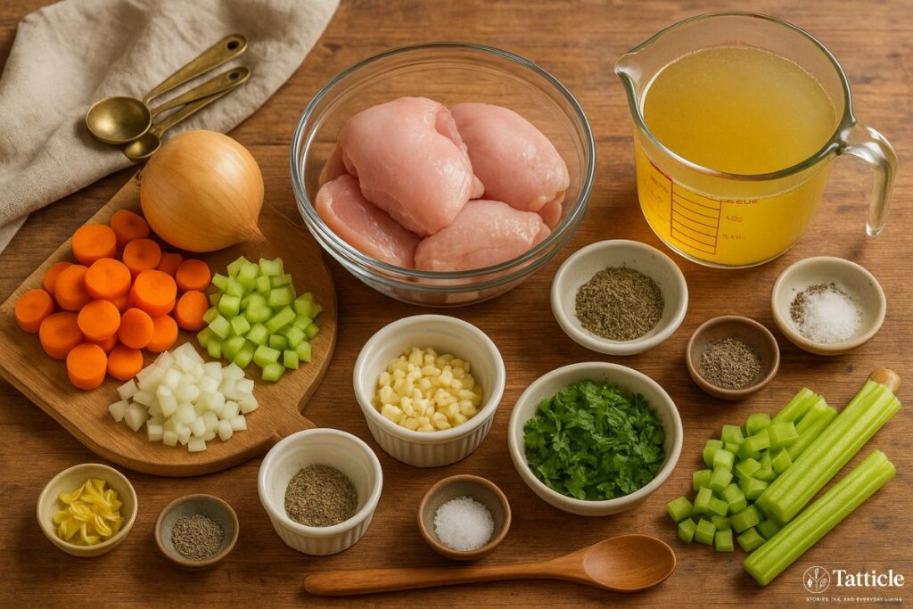 chicken soup recipe ingredient