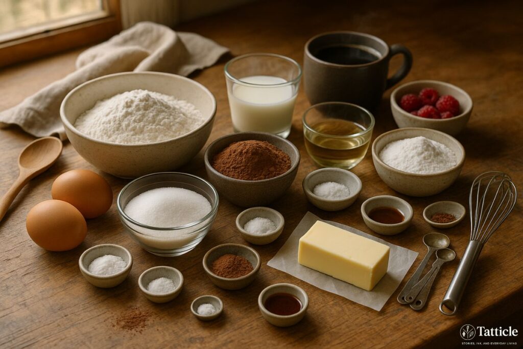 chocolate cake recipe Ingredient