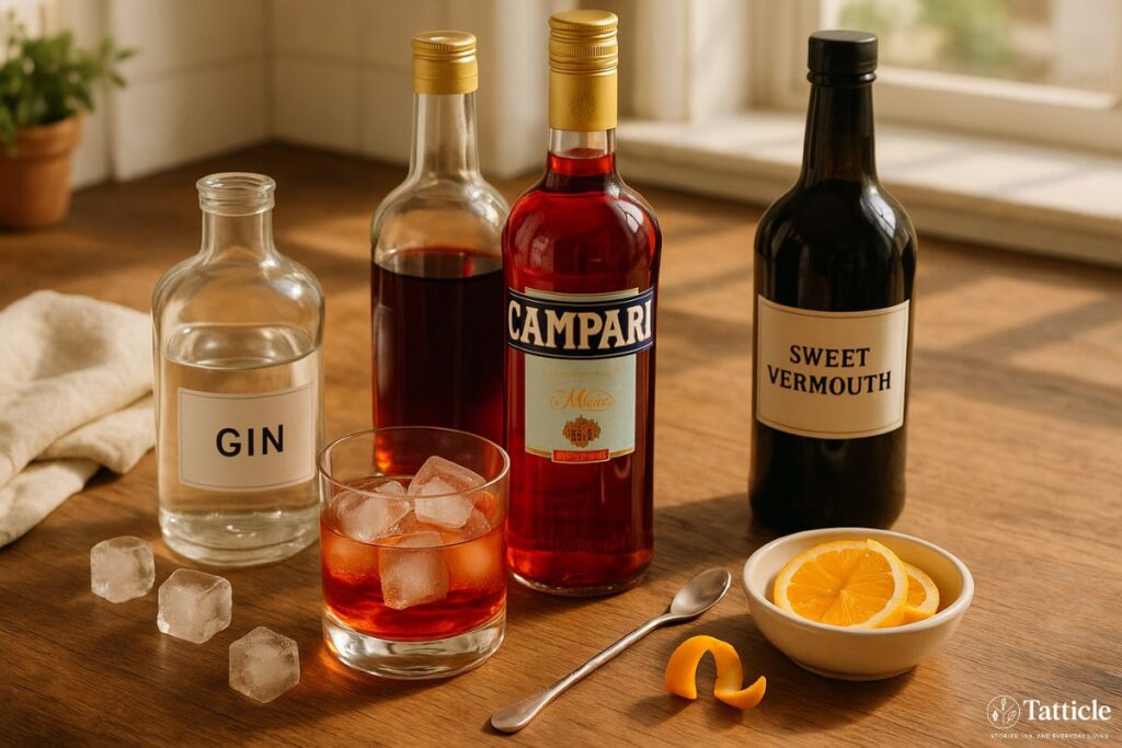 negroni recipe Ingredient