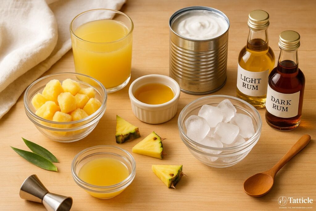pina colada recipe ingredient