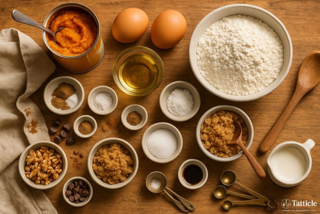 pumpkin bread recipe Ingredient
