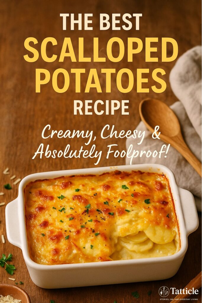scalloped potatoes recipe pin