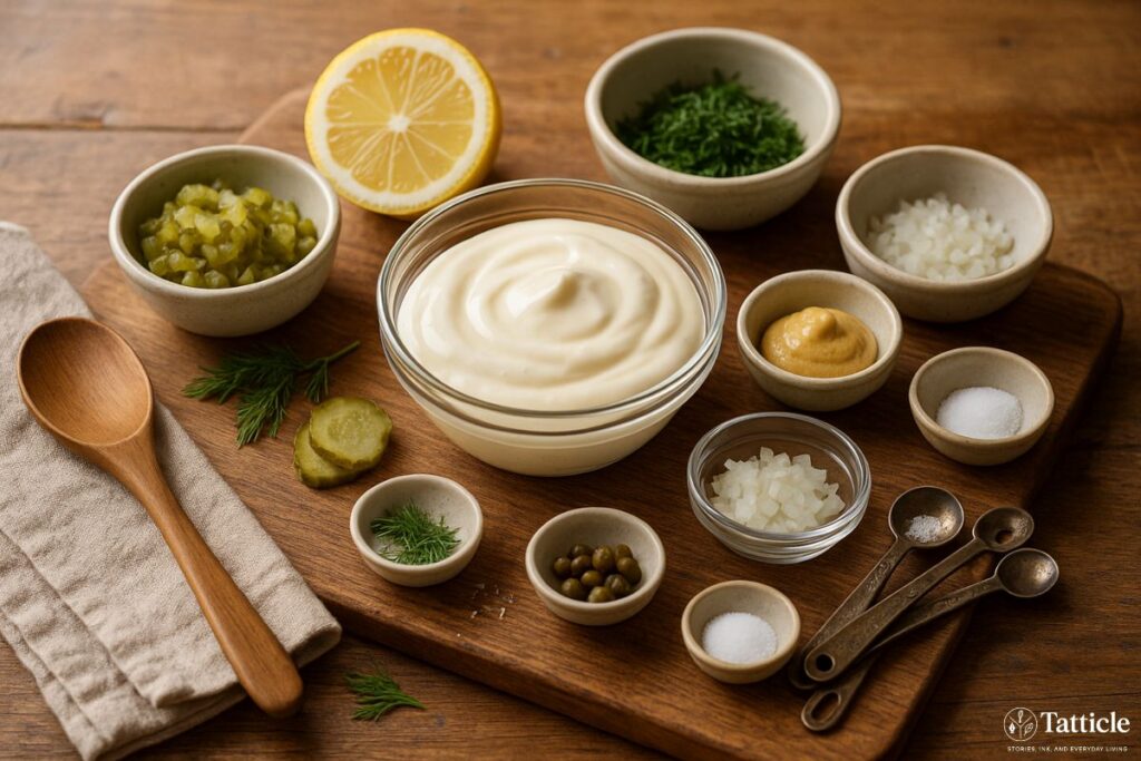 tartar sauce recipe Ingredient