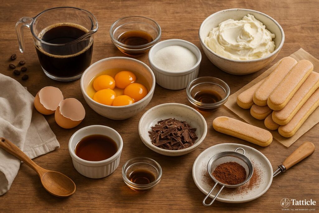 tiramisu recipe Ingredient