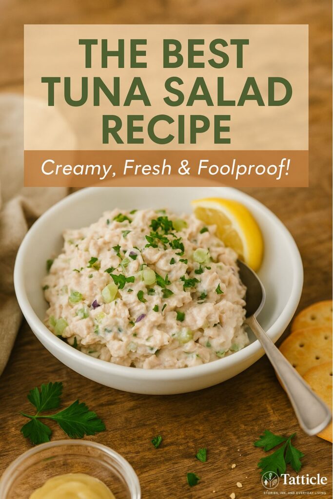 tuna salad recipe pin