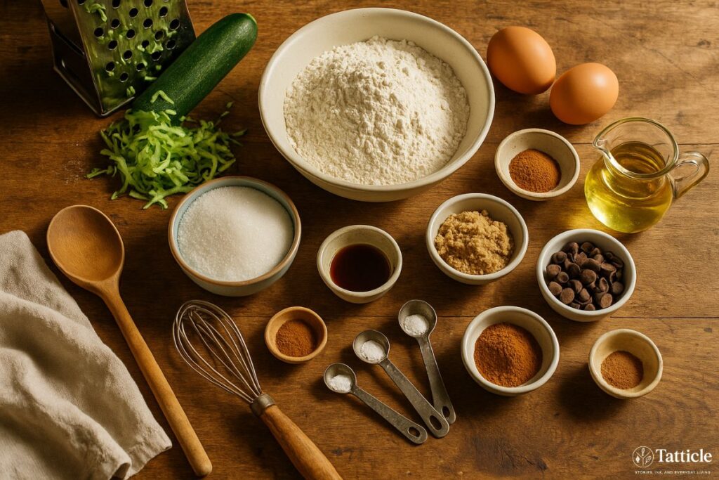 zucchini bread recipe Ingredient
