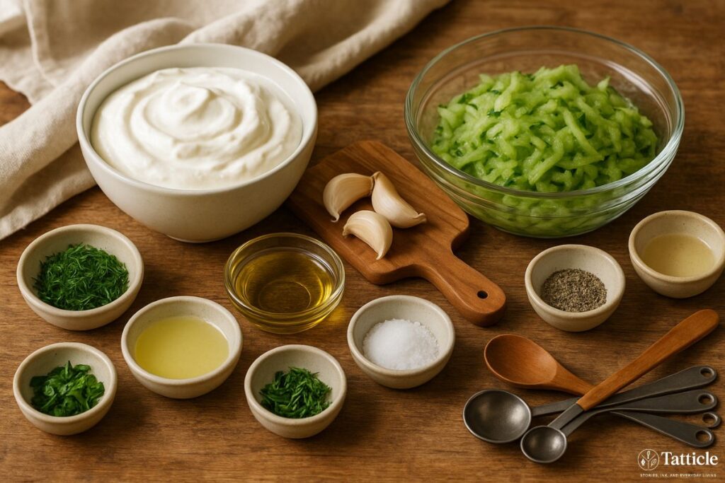 tzatziki recipe Ingredient