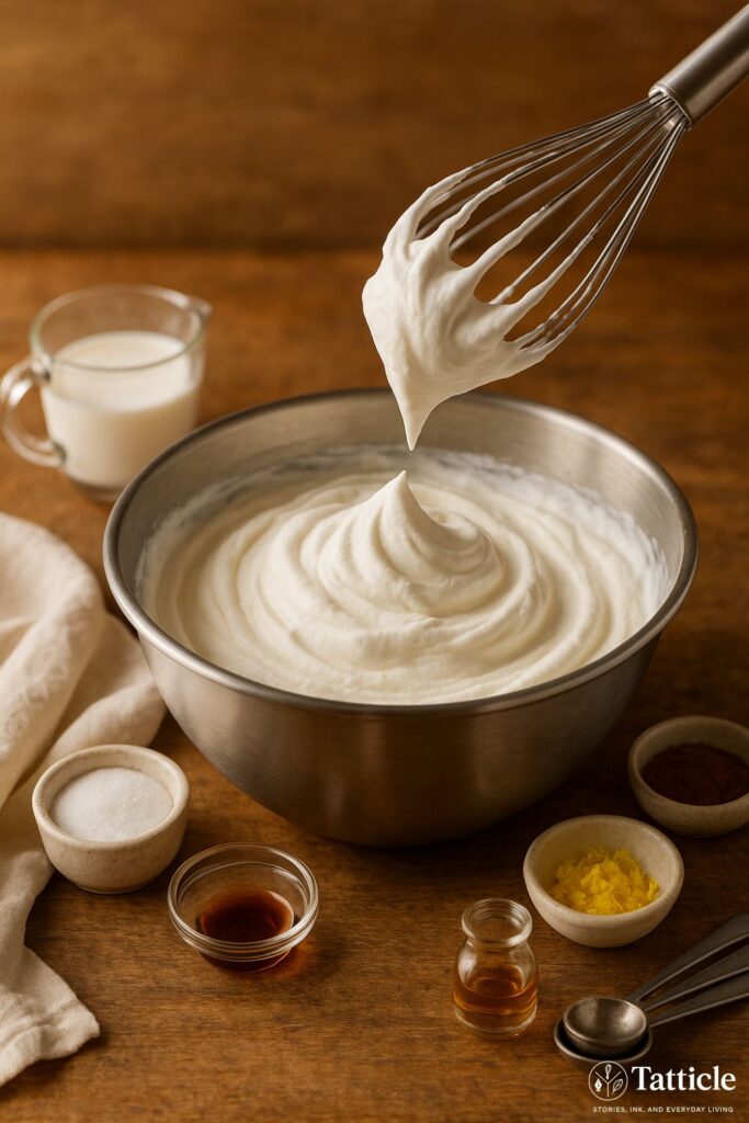 whipped cream recipe