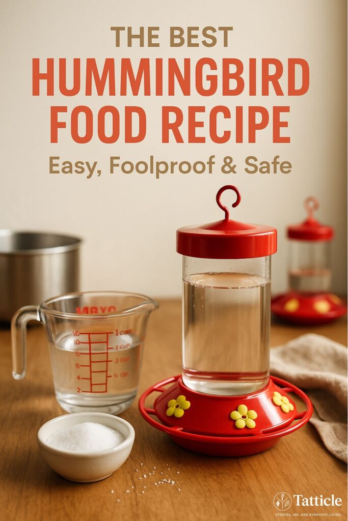 hummingbird food recipe pin