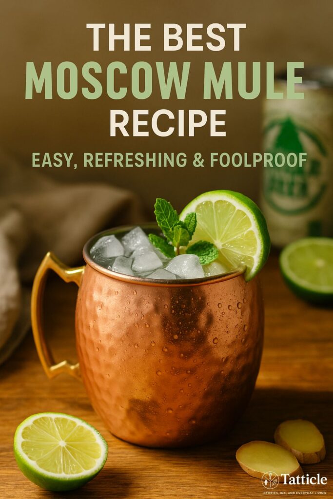 moscow mule recipe pin