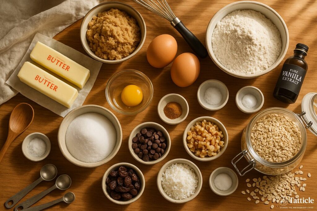 oatmeal cookie recipe Ingredient
