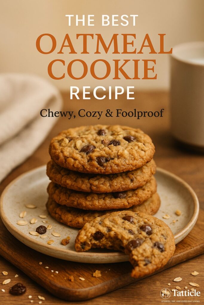 oatmeal cookie recipe pin