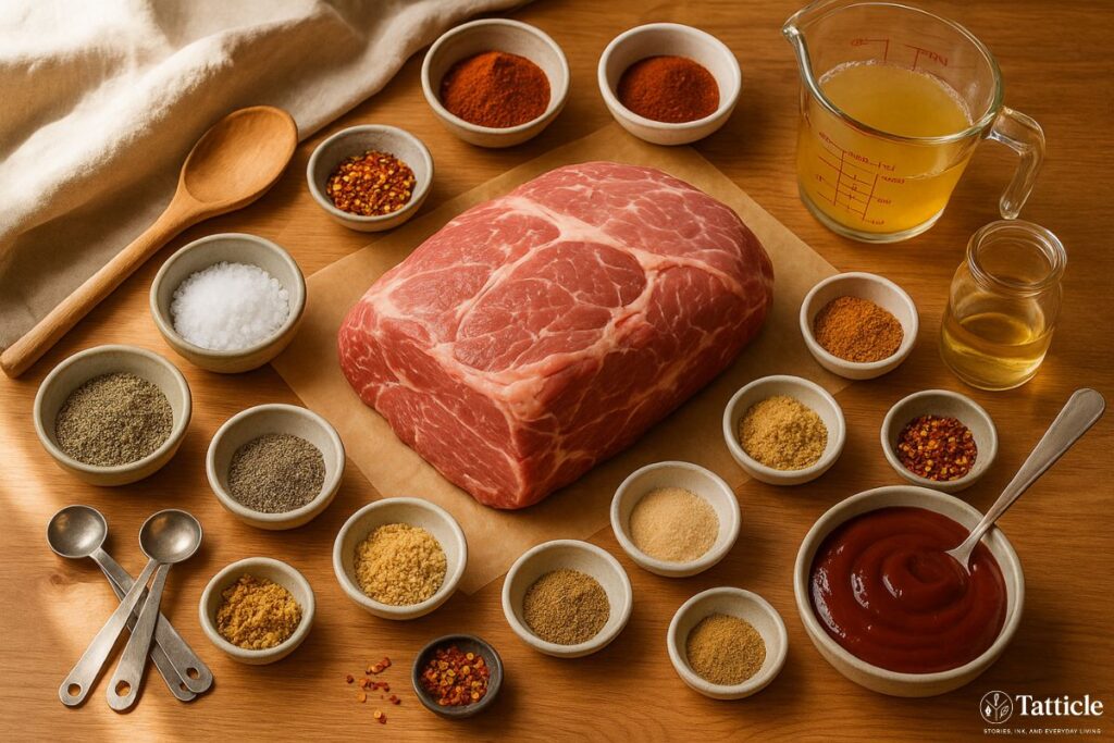 pulled pork recipe Ingredient