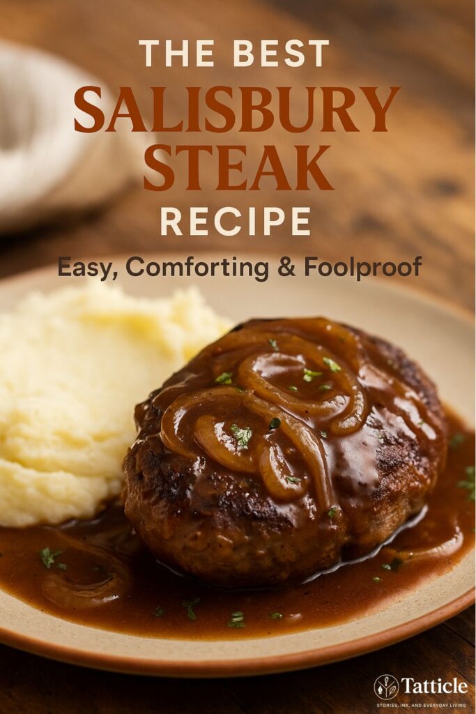 salisbury steak recipe pin